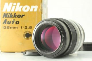 Rare Nikon Nikkor - Q C Auto 135mm F/2.  8 Mf Telephoto Lens From Japan