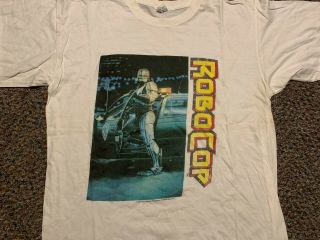 Robocop Ultra - Rare 1987 Official Vintage Movie Promo T - Shirt Adult Xl Thin 80s