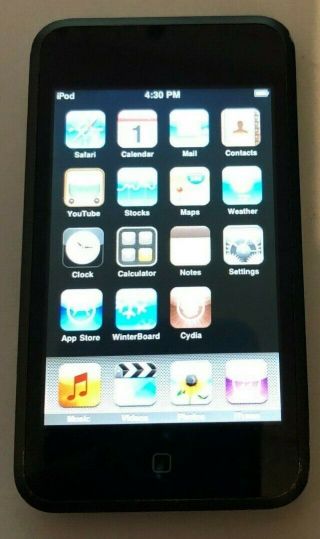 Apple Ipod Touch 1st Generation Black (8 Gb) Fast Ship Good Rare Ma623c