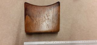 Antique Hand Carved Wood Headrest Pillow Ethiopian