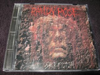 Randy Rose - Sacrificium Cd 1991 Rare & Out Of Print / Mad At The World