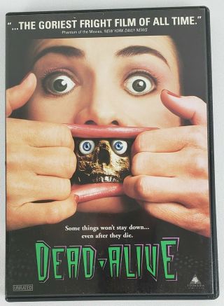 Dead Alive (dvd,  1998,  Unrated Version) Oop Rare Horror