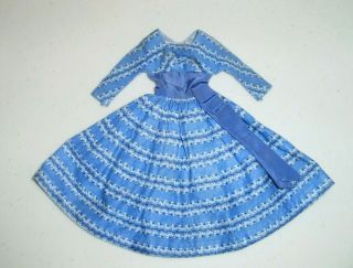 Vintage Barbie Blue Dress 978 Let 