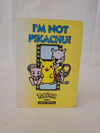 I’m Not Pikachu Pokemon Tales Movie Special Book Cardboard Rare Collectable Viz