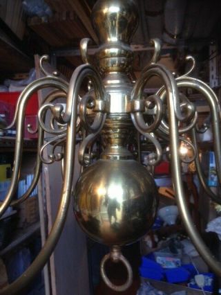Old Dutch Brass Candelabra 3