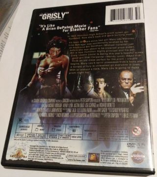Hello Mary Lou: Prom Night II DVD 2008 - 1987 Release Michael Ironside RARE OOP 2 2