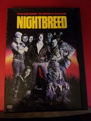 Night Breed {dvd,  2001,  Snapcase} Clive Barker David Cronenberg 1990 Rare Oop