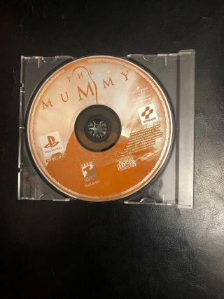 The Mummy Ps1 Sony Playstation 1 Complete Disc Only Rare Game