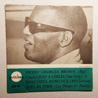 Ray Charles,  Milt Jackson,  Stan Getz Sweden 45/ps (1964) Rare Jazz Ep