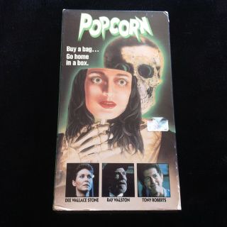 Popcorn Rare Oop Horror Vhs 1991 Rca Movie Starring Dee Wallace Stone - Rated R
