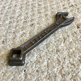 Vintage Planet Jr.  No.  3 Iron Farm Combination Wrench 11/16” & 1/2” - Rare