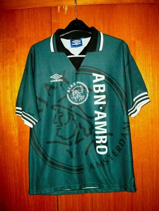 Ajax Football Shirt Umbro 1990s Away Shirt Size S 36 Very Rare Ajax Amsterdam