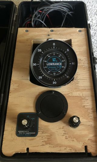 Lowrance Lfd 1260 Blue Water Pro Depth Finder / Sounder Mobile Rare