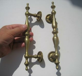 Vintage Solid Brass Door Pulls Handles