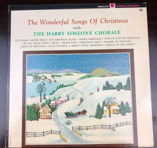 The Wonderful Songs Of Christmas With Harry Simone Chorale Rare Vinyl