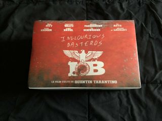 Inglourious Basterds French Blu - Ray Steelbook Gift Set Rare Grail Oop Tarantino