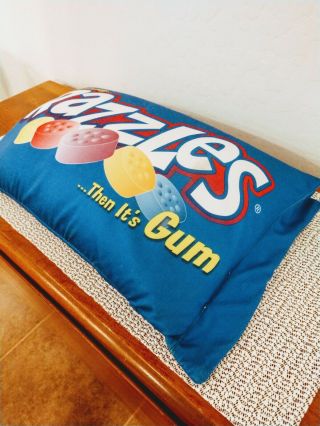 Rare Razzles throw pillow bean bag First It ' s A Candy Then It ' s Gum 17 
