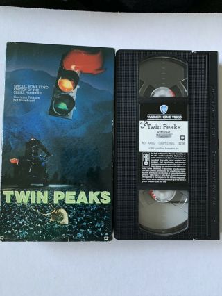 Twin Peaks Vhs Series Premiere Pilot Rare Cult Horror David Lynch
