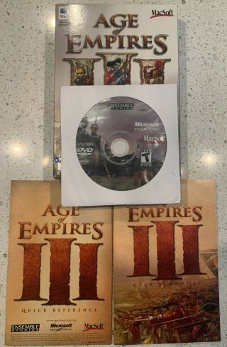 Age Of Empires 3 For Mac - Rare & Complete