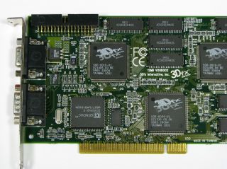 RARE POWERCOLOR EVILKING 3DFX VOODOO 2 12MB PCI VIDEO GRAPHICS CARD VER 2.  0 2