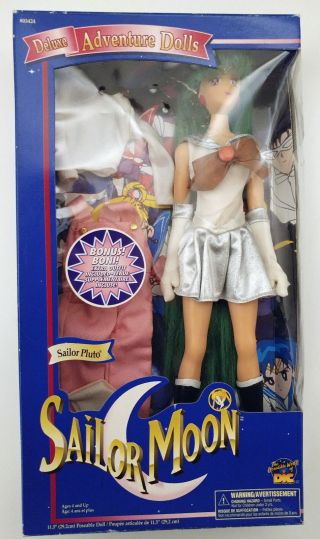 Rare Complete Deluxe 11.  5 " Sailor Pluto With Extra Outfit Irwin Moon Dic 1997