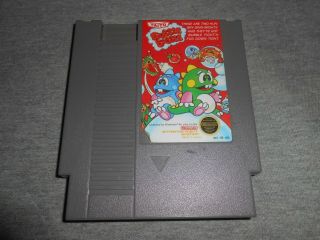 Nintendo Game - Nes - Bubble Bobble - Perfectly - Rare