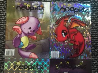 Neopet ULTRA RARE PROMO CARD and magazines 2