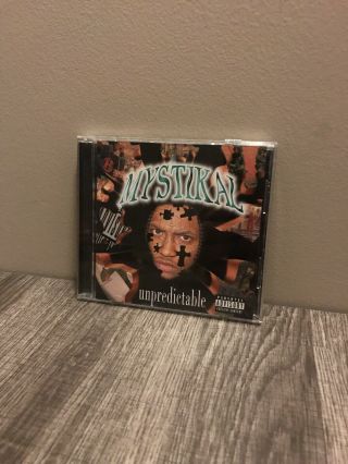 Mystikal - Unpredictable Cd.  1997 No Limit Records Master P Rare Oop