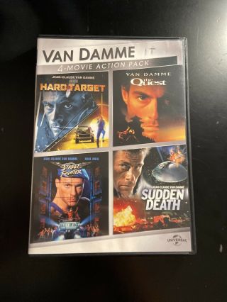 Jean - Claude Van Damme 4 - Movie Action Pack (2016) Widescreen,  Rare & Oop Dvd
