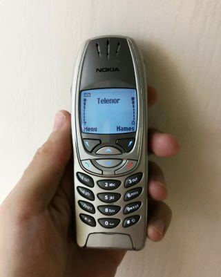 Nokia 6310i Silver Rare Vintage Collectible Cell Phone