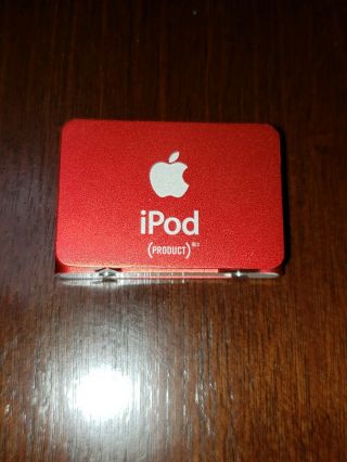 Apple A1204 Ipod Shuffle 2nd Generation 1GB MP3 Player (Product) Red RARE 2