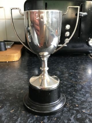 Vintage Sterling Silver Trophy Cup.  Birmingham 1934 William Walter Cashmore