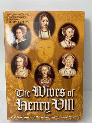 Like The Wives Of Henry Viii (dvd,  2002,  2 - Disc Set) Rare Oop Box Set