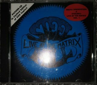 Rare Bruce Springsteen & Steelmill - Live At The Matrix Vol.  1 Cd.