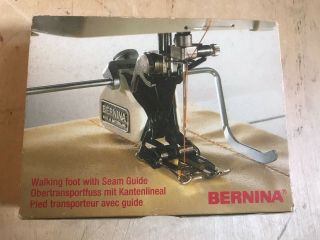 Rare Old Style Bernina Walking Foot With Seam Guide - 006 330 70 00