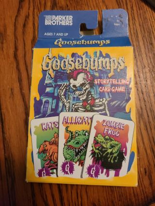 Goosebumps Game Storytelling Card Story Telling Complete,  1995,  Rare