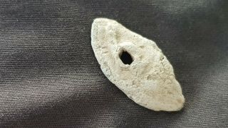 Very Rare But Simple Viking Lead Pendant/amulet.  L131b