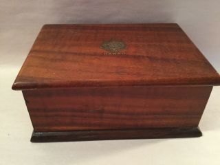 26 Vintage Small Hawaii Wooden Box 2.  5 " X 6.  25 " X 4.  5 " -