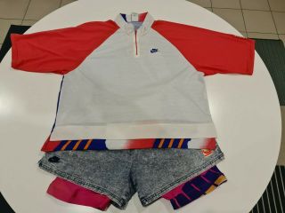 Nike Challenge Court Vintage Agassi Set Crazy Rare Immaculate Xl