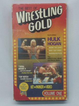 Kit Parker Best Of Wrestling Gold Volume 1 Vhs Video Rare 1990