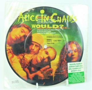 Rare Alice In Chains Would? Limited Edition Numbered Picture Disc 7 " Vinyl