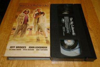 The Big Lebowski (vhs,  1998) Jeff Bridges,  John Goodman Bowling Comedy Rare