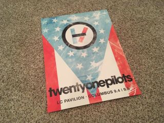 Twenty One Pilots Lc Pavilion Columbus Ohio Tour Poster 2014 Rare