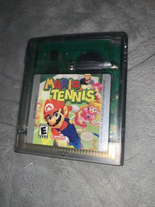 Rare Vintage Mario Tennis Nintendo Gameboy Color Game Cartridge Only