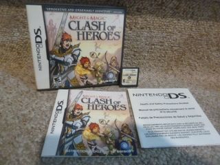 Nintendo Ds Video Game Might & Magic Clash Of Heroes Complete Rare