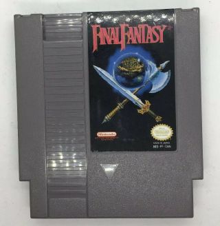 Final Fantasy Nintendo Nes Cartridge Only Very Rare 1990