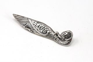 A Fine Antique Arts & Crafts Sterling Silver 925 Iona Scottish Bird Brooch 22386