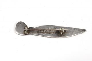 A Fine Antique Arts & Crafts Sterling Silver 925 IONA Scottish Bird Brooch 22386 3
