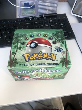 Pokemon 1st Edition Jungle Booster Box Empty