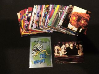 Goosebumps Topps 1996 Partial Card Set Missing 5 Cards Bonus Rare Sticker Card